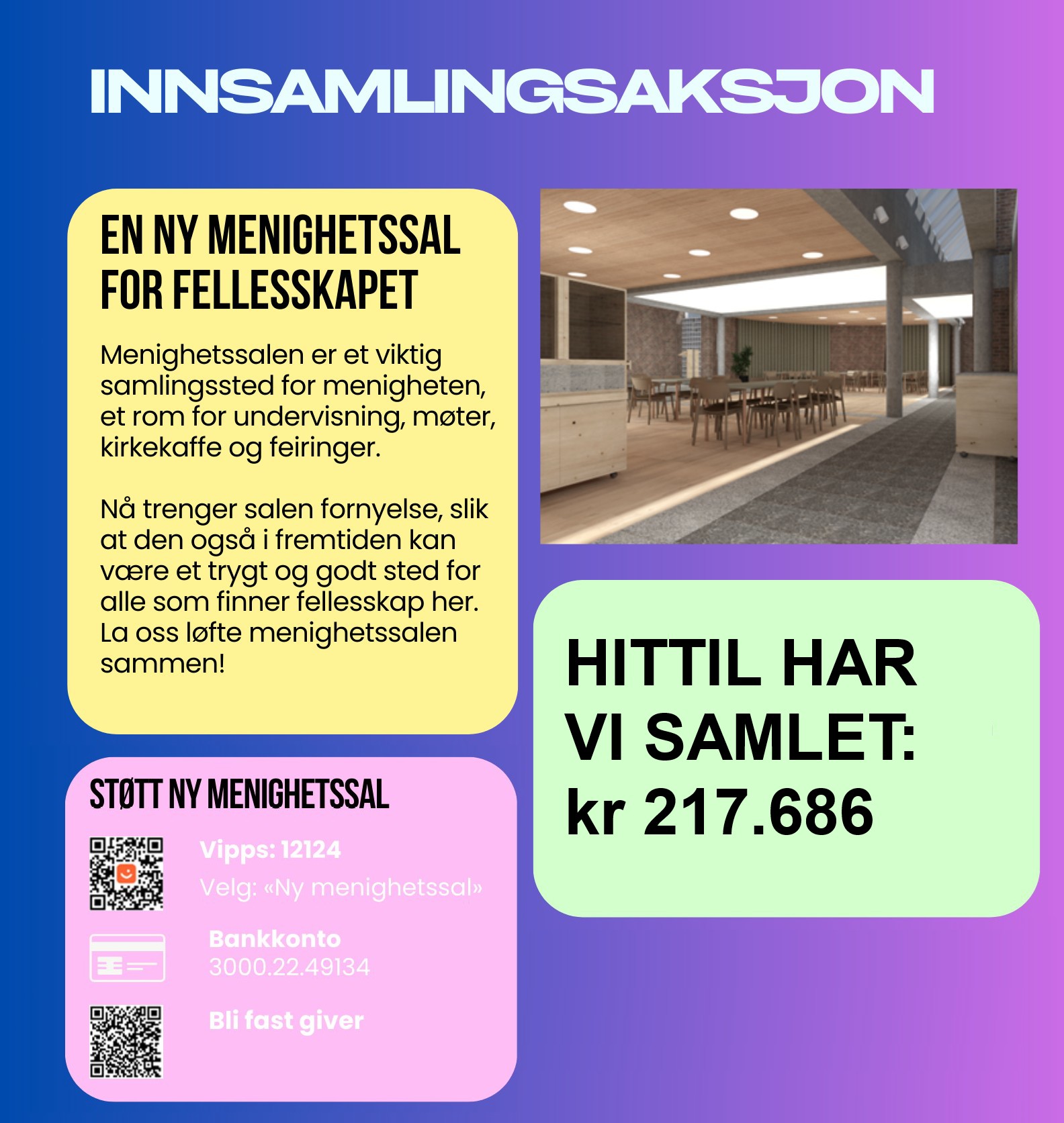 Ny menighetssal