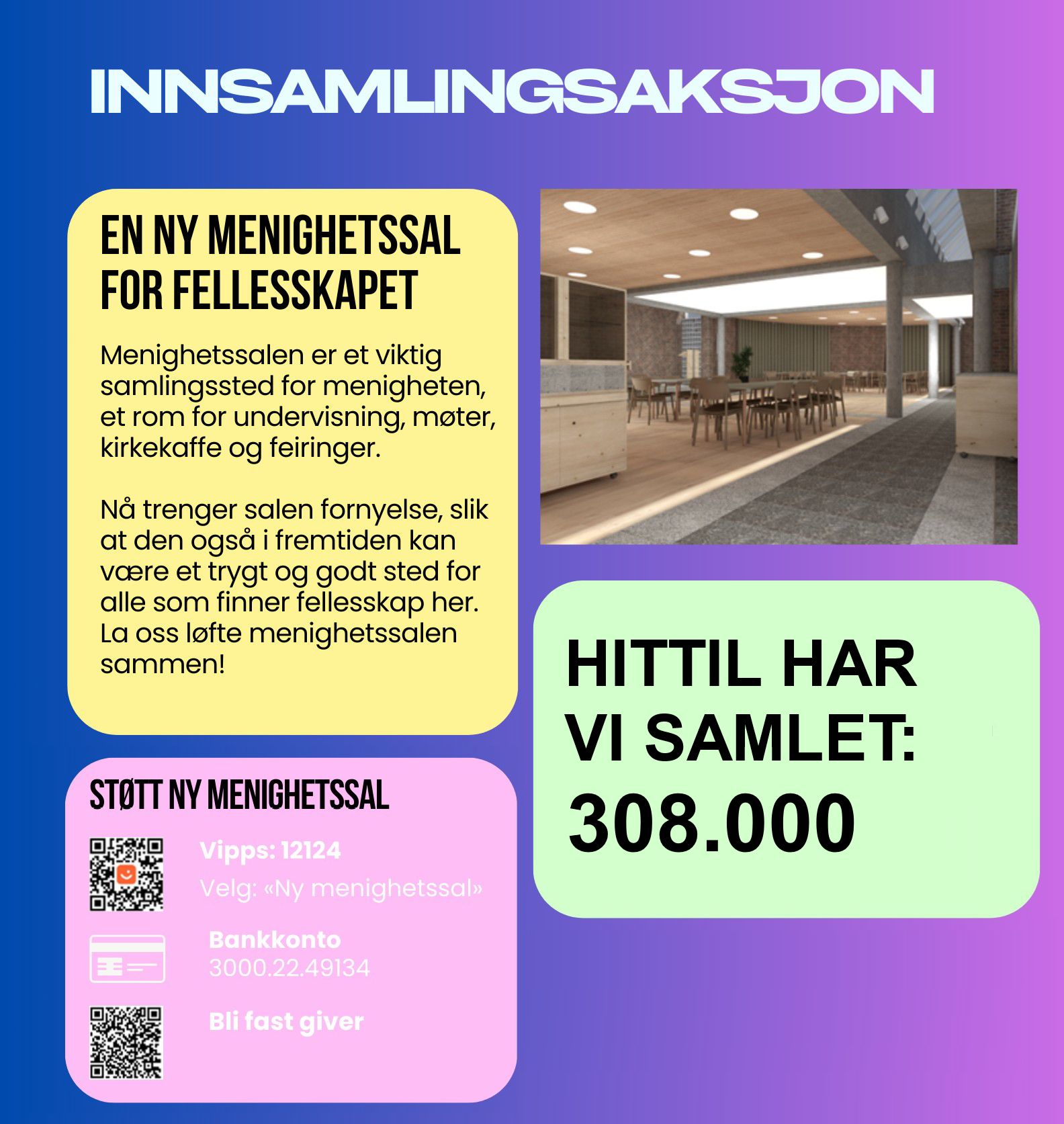 Ny menighetssal